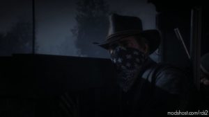 RDR2 Player Mod: Green And Yellow And A Black Pattern Bandanas (Image #5)