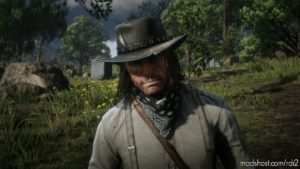 RDR2 Player Mod: Green And Yellow And A Black Pattern Bandanas (Image #6)