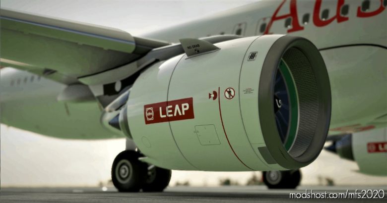 Leap1A Engine Decals Overlay/Template [4K] (Dirty/Clean) for Microsoft Flight Simulator 2020