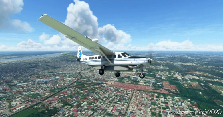 Cessna 208B Grand Caravan Pz-Tsb Blue Wing Airlines [4K] V1.1 for Microsoft Flight Simulator 2020