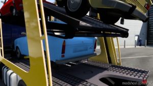 ETS2 Scania Truck Mod: Nextgen Scania P (Eugene) CAR Transport V5.0 (Image #6)