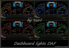 ETS2 DAF Mod: Dashboard Lights DAF V1.2 (Image #3)