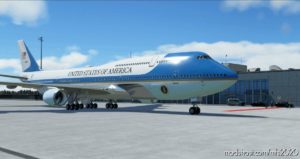 MSFS 2020 Livery Mod: AIR Force ONE VC-25B Ultra NO Mirroring V1.0.1 (Image #2)