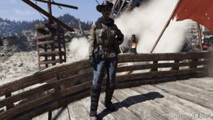 Fallout76 Mod: Gloomy Mothman Hunter Outfit (Image #5)