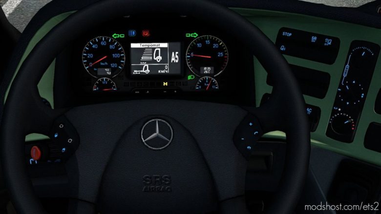 Dashboard Lights Mercedes V1.2 for Euro Truck Simulator 2