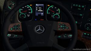 ETS2 Interior Mod: Dashboard Lights Mercedes V1.2 (Image #2)