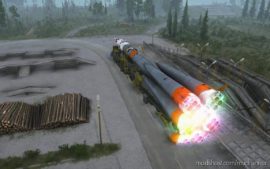 MudRunner Mod: Semitrailer-Rocket Carrier (Image #2)