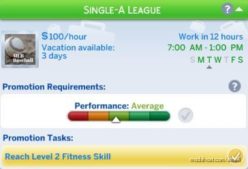 Sims 4 Mod: MLB Career With Realistic PAY (Image #3)