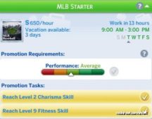 Sims 4 Mod: MLB Career With Realistic PAY (Image #7)