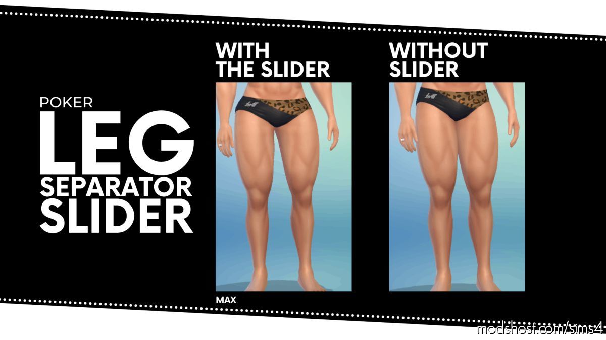 The Sims 4 Leg Separator Slider Mod Modshost