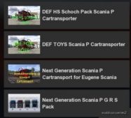 ETS2 Scania Truck Mod: P Cartransporter For Eugene Scania Pack V6.0 (Image #2)