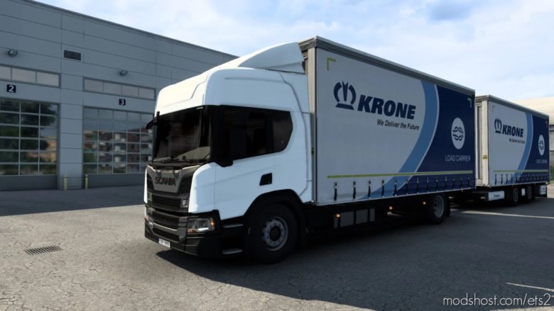 Tandem Krone Scania NG P/G/R/S (Eugene) [1.40.3] for Euro Truck Simulator 2