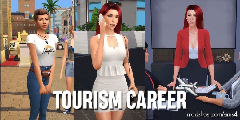 Tourism Career for The Sims 4