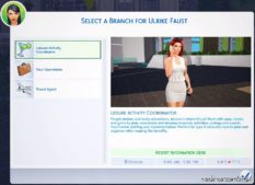 Sims 4 Mod: Tourism Career (Image #4)