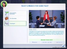 Sims 4 Mod: Tourism Career (Image #5)