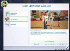 Sims 4 Mod: Tourism Career (Image #6)