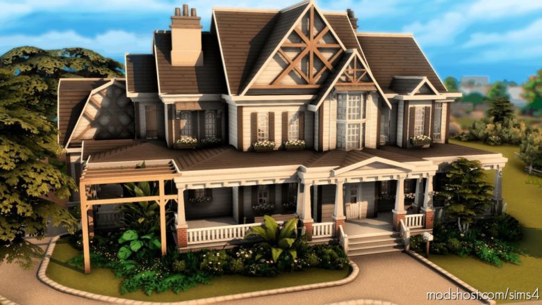 Country Familiar House – NO CC for The Sims 4