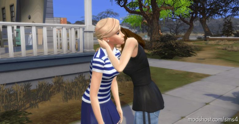 Vampire ASK To Drink With Bite Neck Animation for The Sims 4