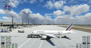 MSFS 2020 France Mod: A32NX AIR France “THE 2024 Olympics Livery” A320Neo 8K (Image #3)