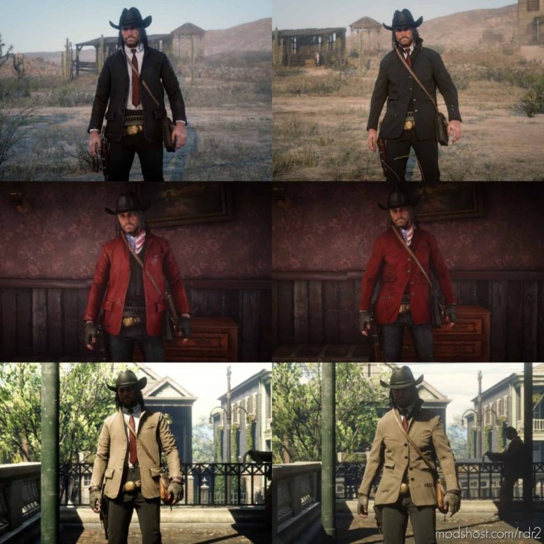 John’s NPC Coat Open And Closed for Red Dead Redemption 2
