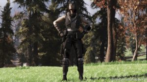 Fallout76 Mod: Gloomy Treasure Hunter Outfit (Image #2)