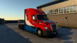 ATS Freightliner Skin Mod: Cascadia Pepsi Edition 1.40.X (Image #2)