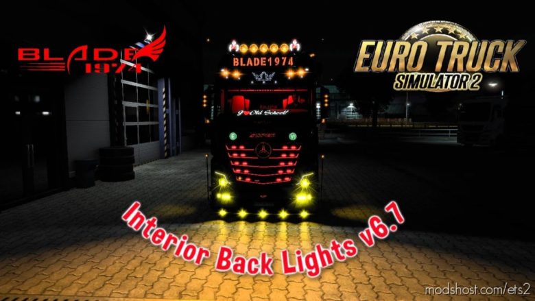 Interior Back Lights V6.7 for Euro Truck Simulator 2