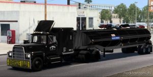 NEW Mack RS700 + Tank Trailer By Beast Racing OB [1.40 – 1.41] for American Truck Simulator
