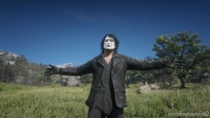 RDR2 Mod: Sting (Wrestler) Face Paint For Arthur-Clean Shaven Only (Image #2)