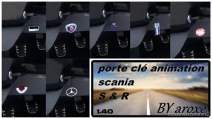 ETS2 Scania Interior Mod: S&R Animation KEY 1.40 (Image #2)