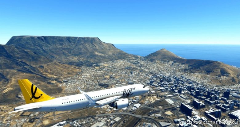 FBW A32NX Lift South Africa Livery Zs-Gal V1.1.1 for Microsoft Flight Simulator 2020