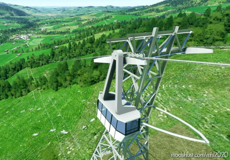 Functional Cable CAR ‘Hoher Kasten’ Switzerland for Microsoft Flight Simulator 2020