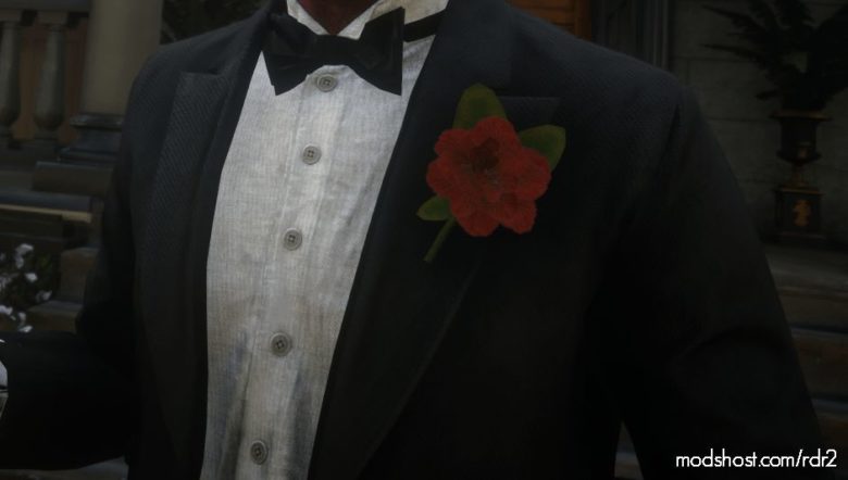 Coat Boutonniere Flower (Three Colors) for Red Dead Redemption 2