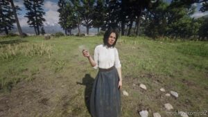 RDR2 Mod: Abigail Marston In Sadie Adler’s Outfits (Image #4)