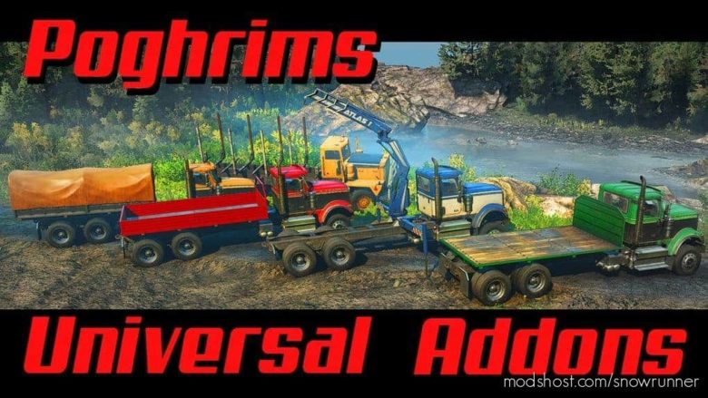 SnowRunner Truck Mod: Poghrims Universal Addon Collection V1.0.2 (Featured)