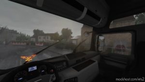 Realistic Heavy Rain V1.5 By Srinsane [1.40] for Euro Truck Simulator 2