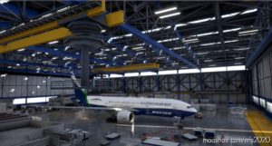 MSFS 2020 777-200 Livery Mod: Boeing 777 200 Ecodemonstrator (Image #2)