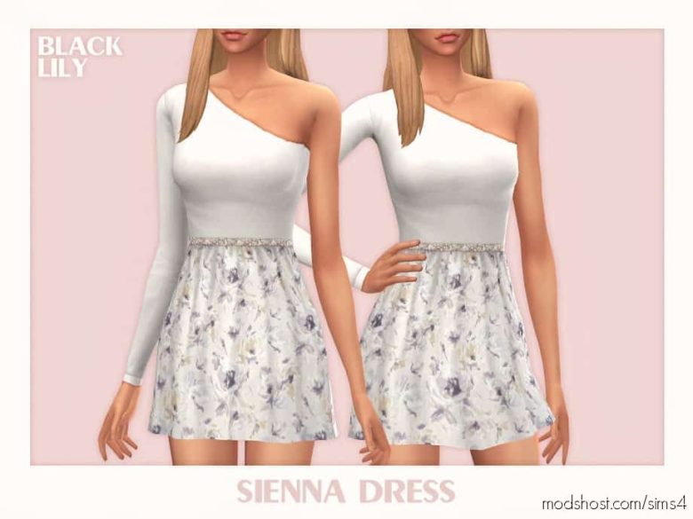 Sienna Dress for The Sims 4