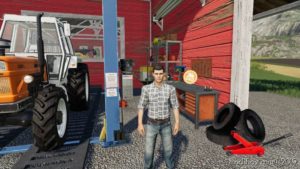 Agramark American-Style Garage Shed With Workshop for Farming Simulator 19