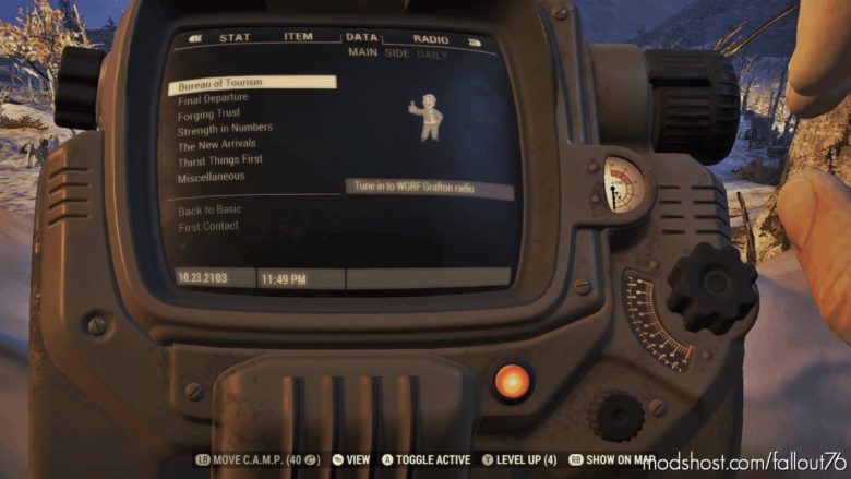 Pipboy 2000 To 3000 Swap for Fallout 76