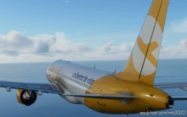 MSFS 2020 A32NX Livery Mod: A32NX Flybondi 8K Fictional (Image #2)