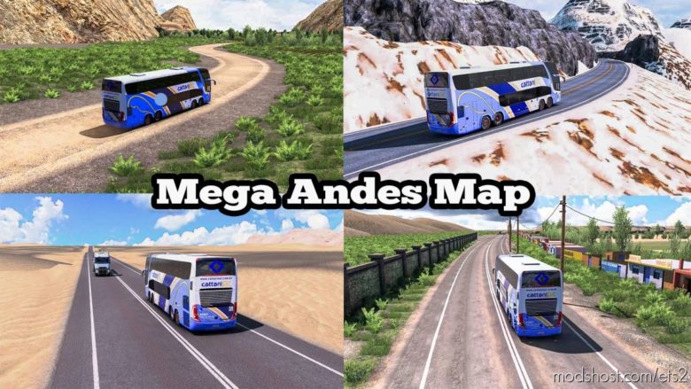 Mega Andes Map Mod Peru – [1.40] V1.2 for Euro Truck Simulator 2