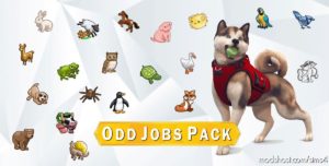 Mega ODD JOB Pack – 20 Animal Themed Jobs for The Sims 4