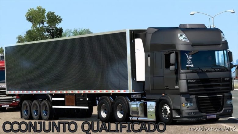 DAF XF 105 BR Edit + Reboque BAU Qualificado – [1.40] for Euro Truck Simulator 2