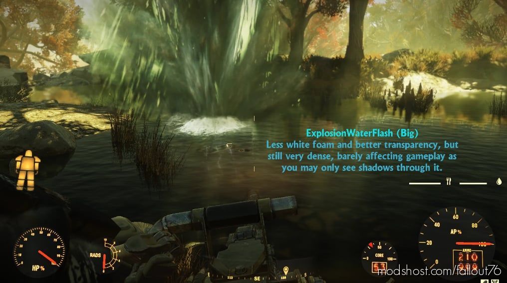 Explosion Water Splash for Fallout 76