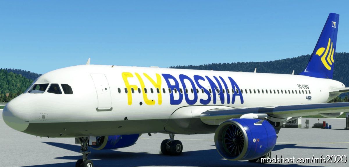 A320Neo (Asobo) Flybosnia [8K Fictional] for Microsoft Flight Simulator 2020