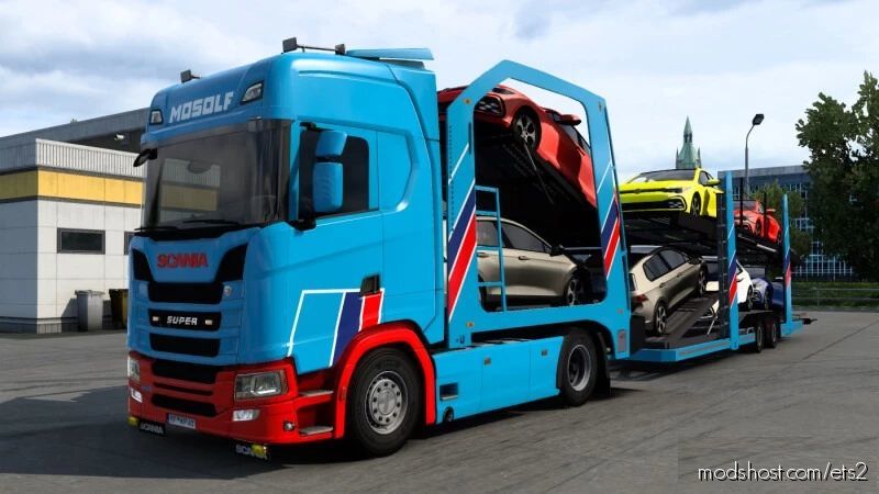 Scania Car Transporter For Eugene Scania Pack V7.0 for Euro Truck Simulator 2