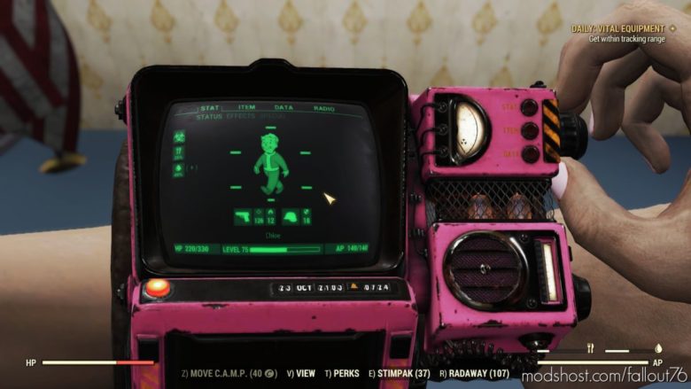 Pink Nails (Female Only) for Fallout 76