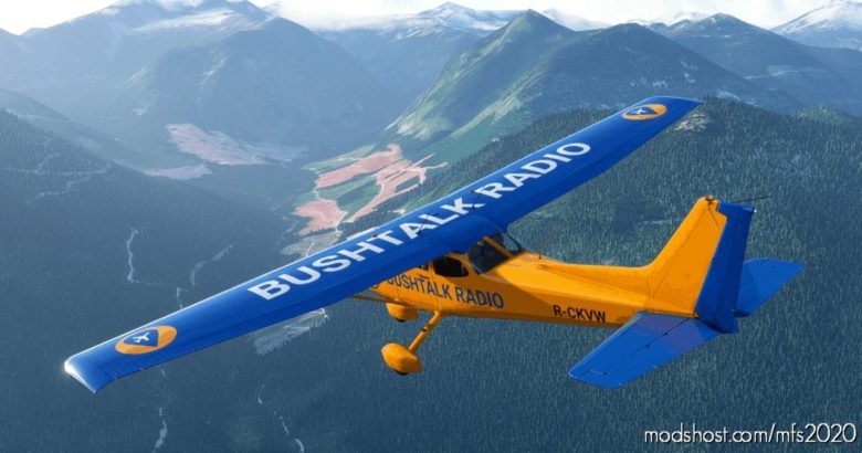 Cessna 172 (Classic) – Bushtalk Radio Livery for Microsoft Flight Simulator 2020