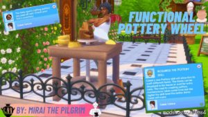 Functional Pottery Wheel for The Sims 4